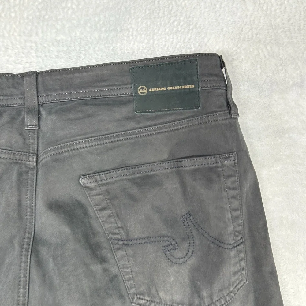 AG Adriano Goldschmied The Protégé Straight Leg Pants Men's Dark‎ Gray - 36X32